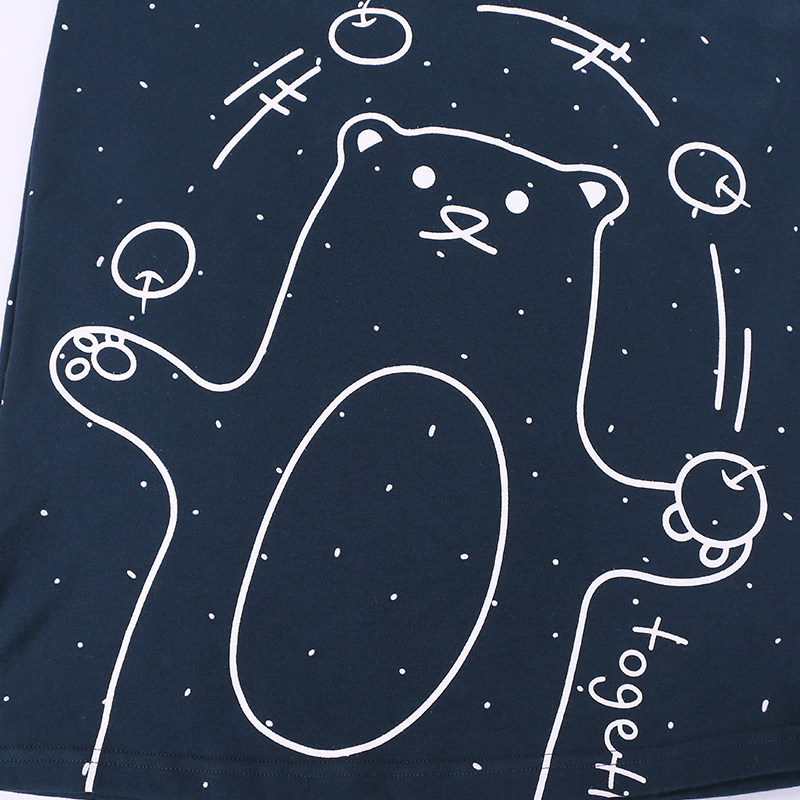 Pyjama mixte en Coton à manches longues - Ref 3004717 Image 4