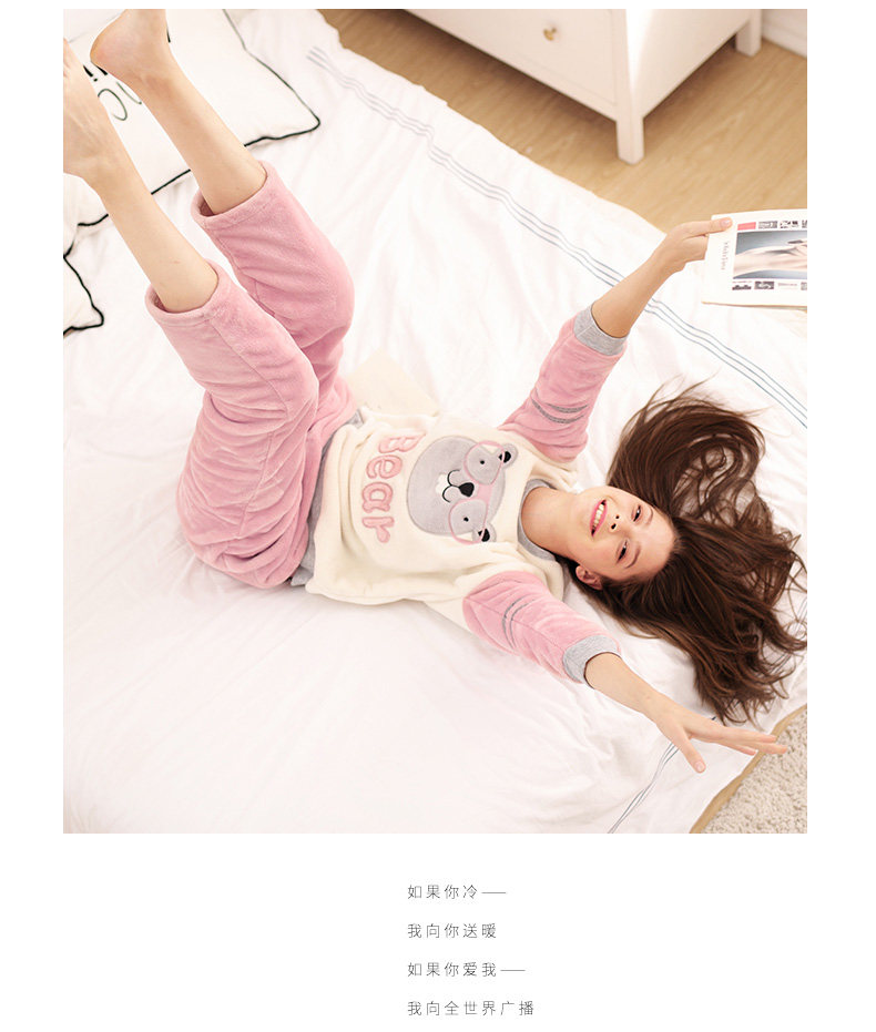 Pyjama mixte en Polyester Polyester  à manches longues - Ref 3004676 Image 13