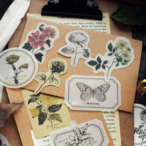 Letter of lovers material paper literary retro plant sulfate paper Kraft paper hand account decoration