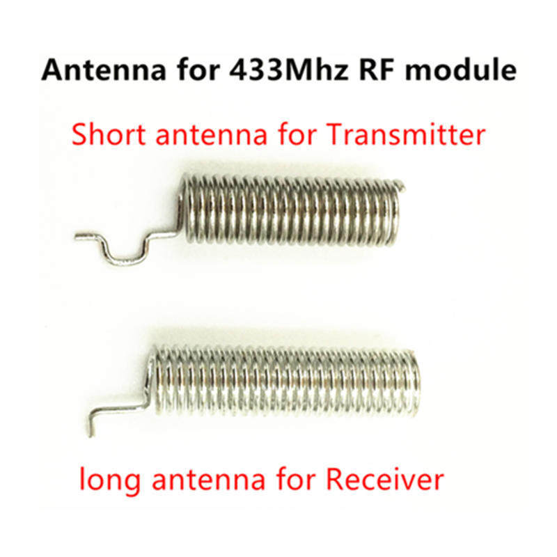 Wireless receiving module antenna 433 315 frequency spring antenna