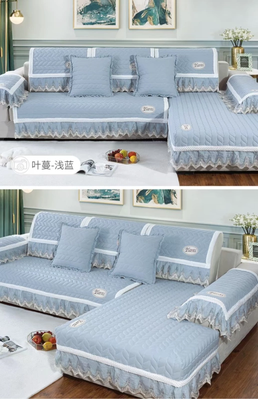 Mùa đông sofa đệm nhà sofa bao gồm tất cả bao gồm phổ quát bao gồm đầy đủ bốn mùa phổ quát đệm đơn giản hiện đại - Ghế đệm / đệm Sofa