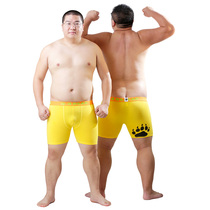 Bear claw printing new sexy comfortable fat bear extended size excellent bear flat horn bear claw pants underpants