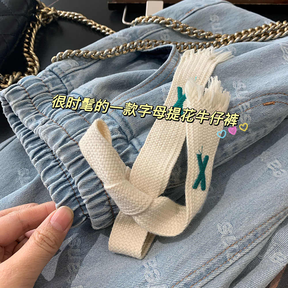 Ideal In Pants Type Tightness High Waist Loose Casual Street Sports Jeans Spring Dress 2022 New Women