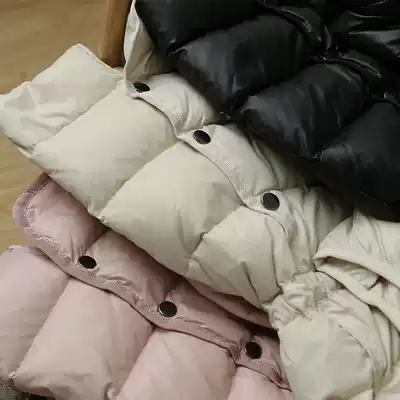 Good to wear until both eyes shine ~ 90 white duck down Joker waist slim short down vest jacket women autumn and winter