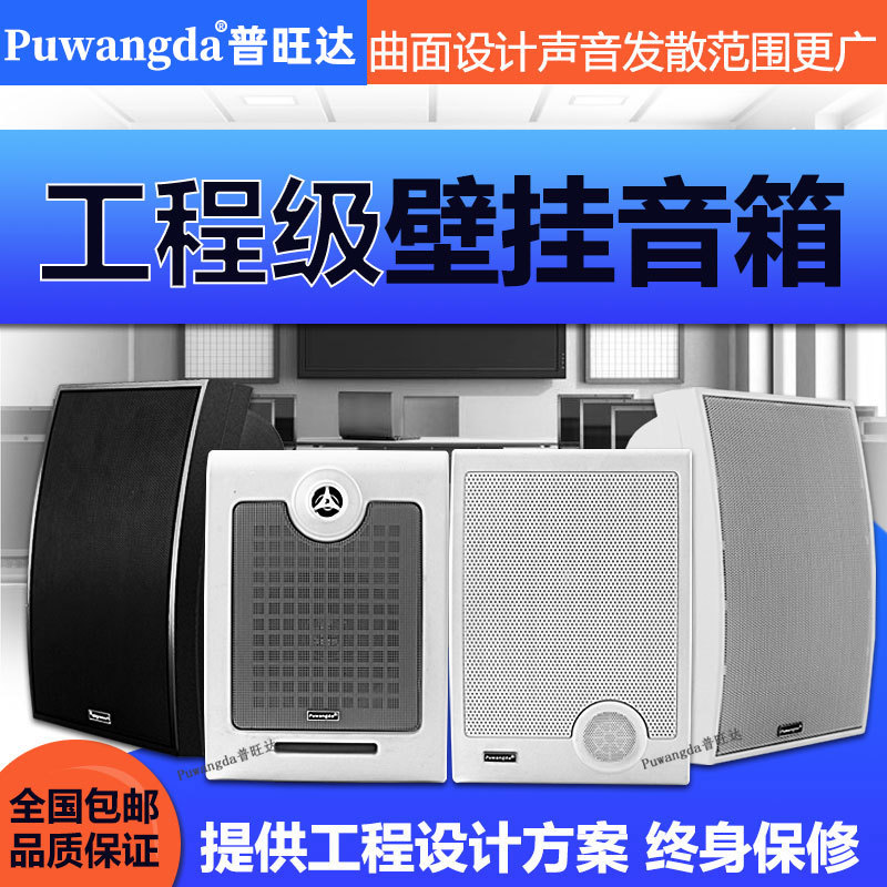 Wall-Mounted Speakers for Classrooms, Campus Broadcasts, Shopping Malls, Background Music, Conference Rooms, Constant Pressure Wall-Mounted Speakers