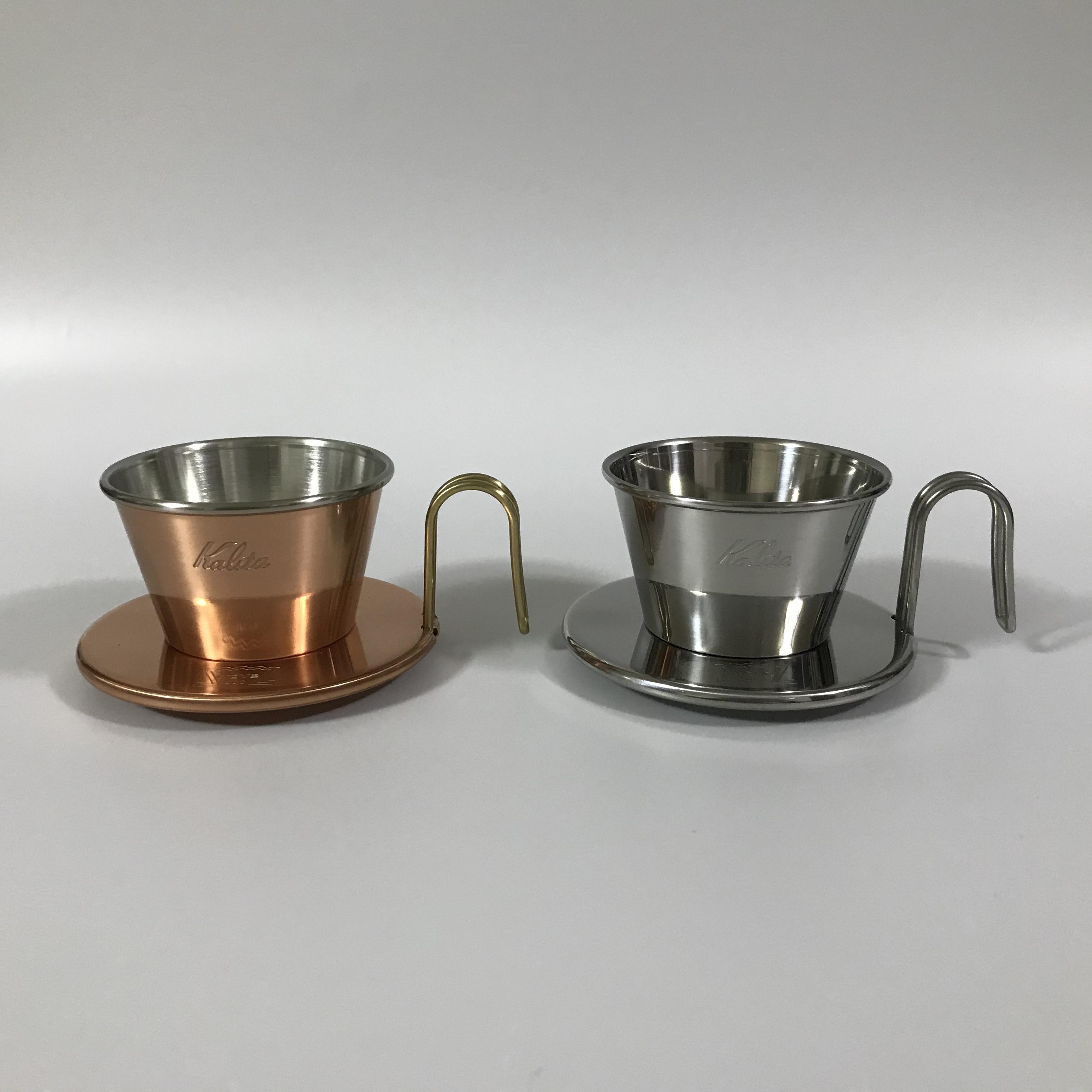 Kalita TSUBAME Japan Yanshi 155 185 stainless steel copper cake-shaped hand-brewed coffee drip filter cup