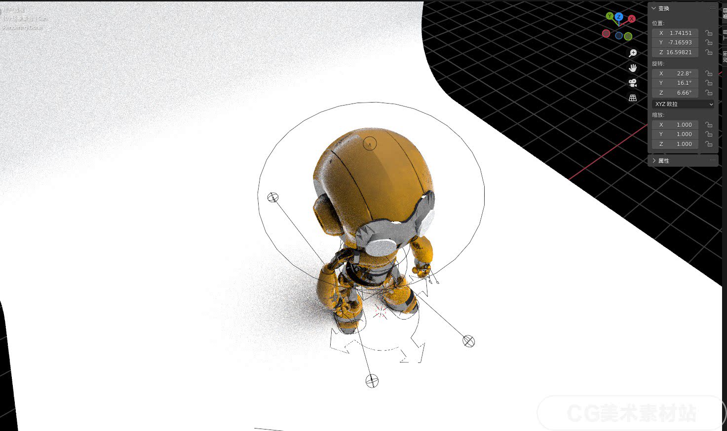 图片[4]-【Blender动画电影角色机器人机械人3D模型素材】-cg男孩