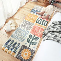 Nordic net red ground mat room full of plush bedside blanket strip minimalist bedroom sofa foot cushion dining-room cushion