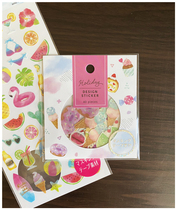 Special price Japan Imports Mind Wave Summer and Paper Sticker Packs Ice Cream Dessert Next Afternoon Tea