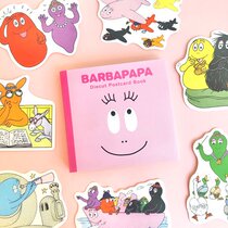 Mushroom Tun Japan Imports Barbapap Baba Dad Postcard Book Picture Book Collection Album