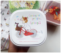 Mushroom Tun Japan Import Coco Sauce Girl Lunch Box Kit Boxed Food Refreshing Meal Kit Three Clothes