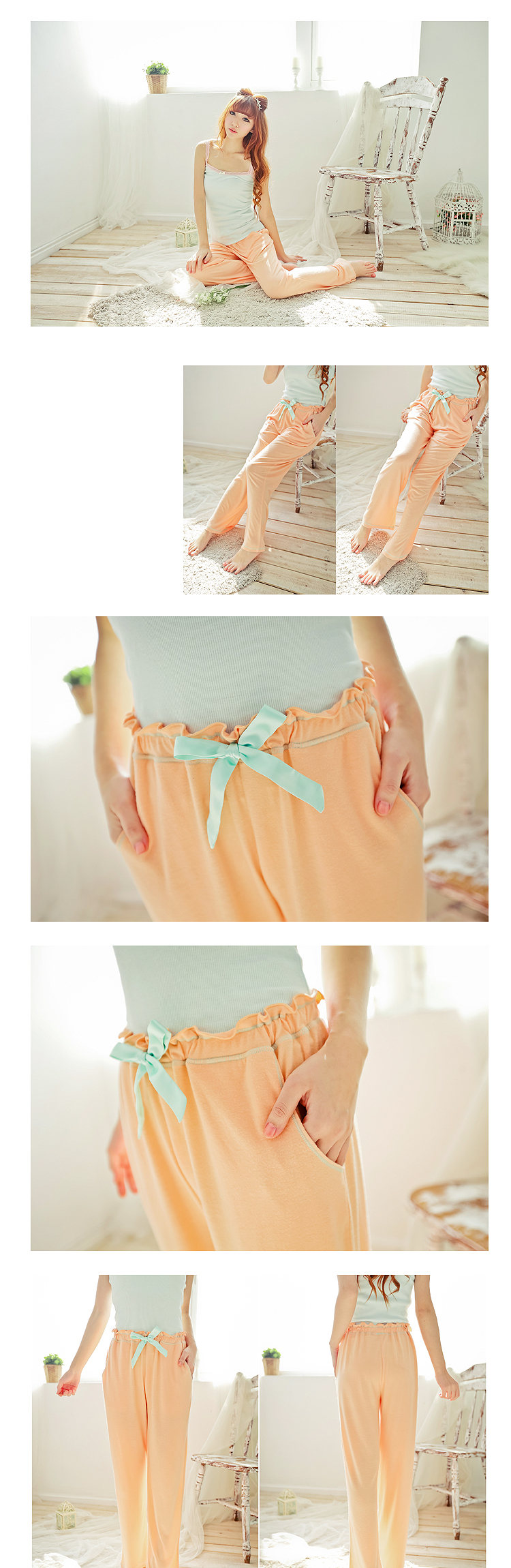 Pantalon pyjama jeunesse PEACH HONEY - Ref 720886 Image 20