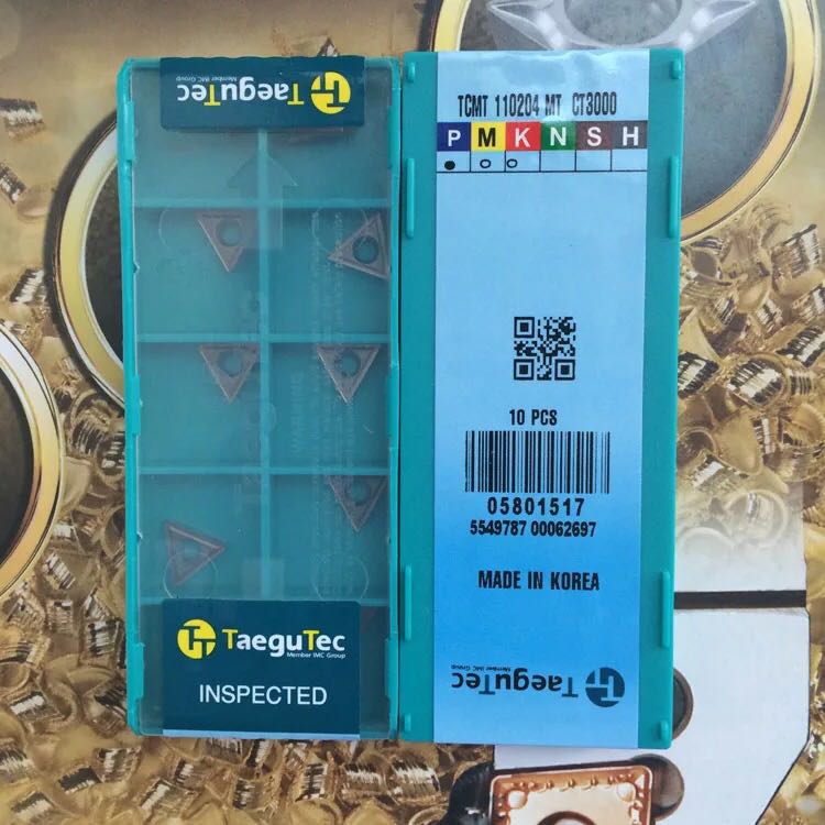 Teguk CNC insert triangle boring insert TCMT110204-MT CT3000