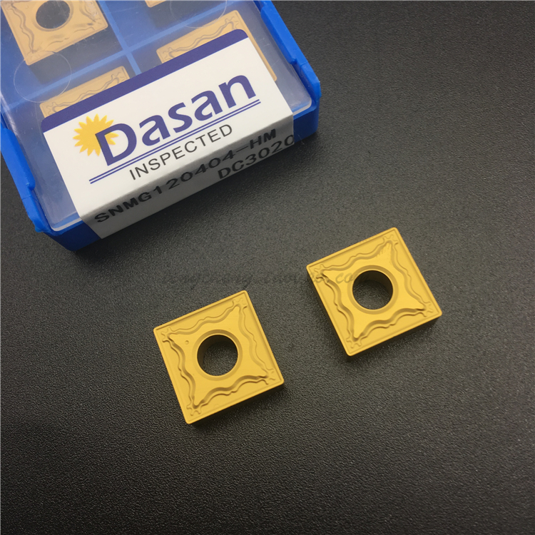 CNC inserts for carbide steel parts SNMG120404-HM DC3020