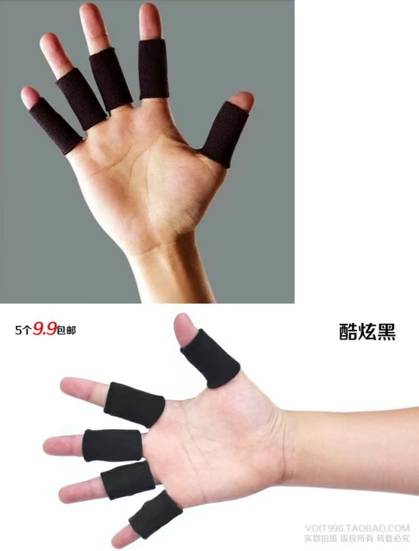 Authentic bóng rổ ngón tay bóng chuyền knuckle ngón tay bảo vệ thể thao bảo vệ chống trượt băng dài ngón tay bảo vệ cũi