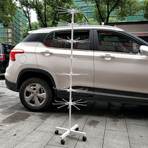 Floor rotating rack mobile phone case accessories display rack pendant rotating socks scarf shelf stalls jewelry shelves