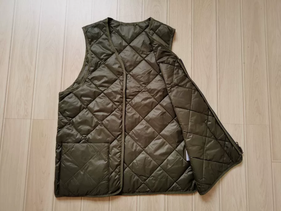 Liner, vest, down jacket with zipper, (Physicals), goose down