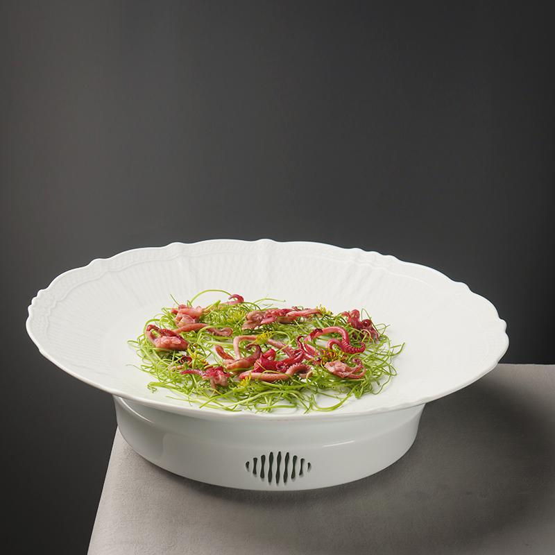 Pioneer Craftsman Kitchen Heated Insulated Tableware Artistic Realm Dish Tableware Club Tableware Internet Celebrity Tableware Heated Insulation