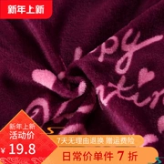 Hai mặt san hô nhung ấm chăn bao gồm một mảnh ký túc xá mùa thu và mùa đông đôi dày flannel quilt sang trọng 200x230