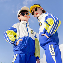 Elementary School Uniforms Suit Kindergarten Garden Clothing Spring Autumn Clothing Children Sports Clothes Fall Class Clothes College Wind two sets