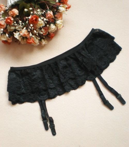 Đặc biệt mới CD mặc quần áo bút danh Người đàn ông và phụ nữ garter ren gợi cảm quần tất dây nịt