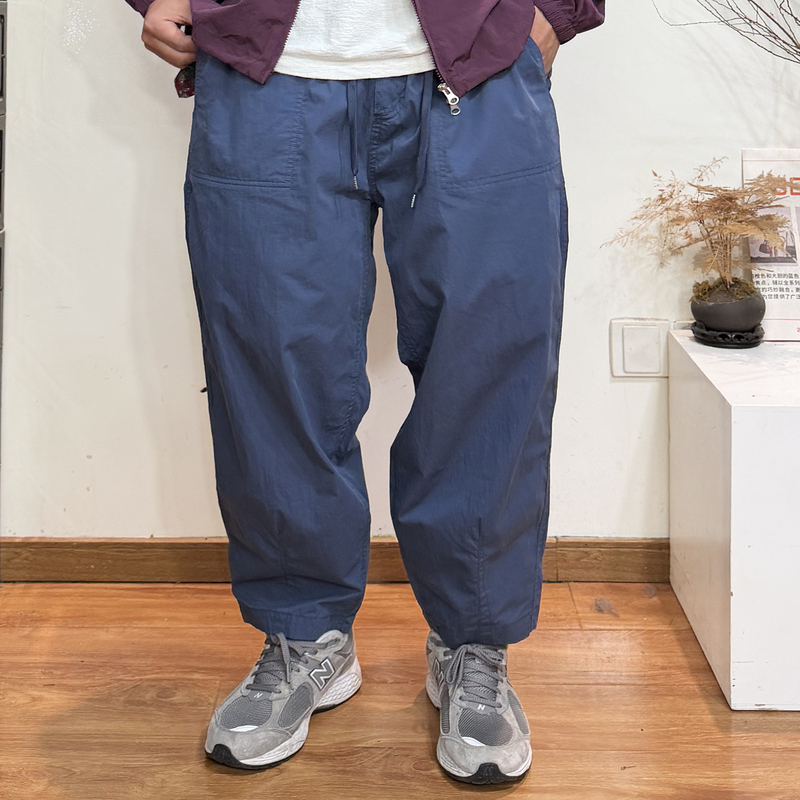 26Ss Spring/Summer Japanese Style Dark Grid 5364 Purple Label Retro Loose Tapered Casual Work Pants Men's Cropped Dad Pants 26Ss Spring/Summer Japanese Style Dark Grid 5364 Purple Label Retro Loose Tapered Casual Work Pants Men's Cropped Dad Pants