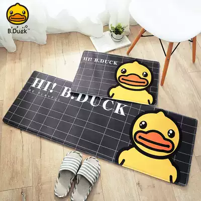 Genuine little yellow duck floor mat doormat entry door absorbent bathroom non-slip mat door kitchen toilet powder room floor mat Home
