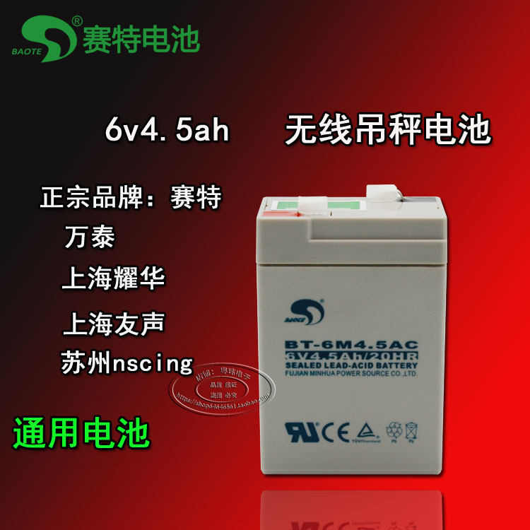 Dorset BT-6M4 5AC (6V4 5Ah 20HR)battery children's electric toy car battery