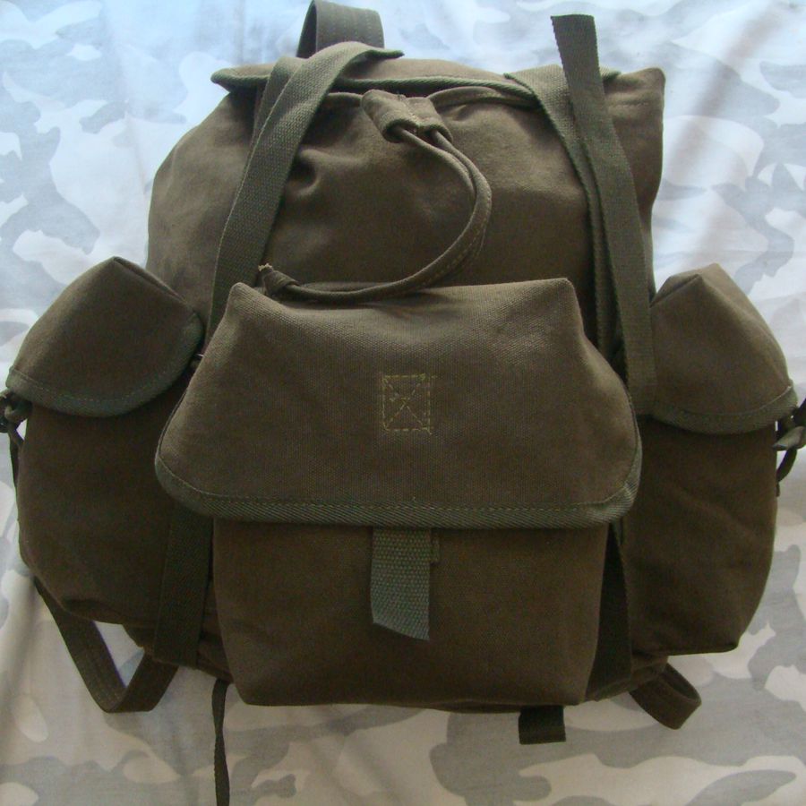 American M14 Wash canvas backbag with shoulder carry large capacity package of sight prop pack