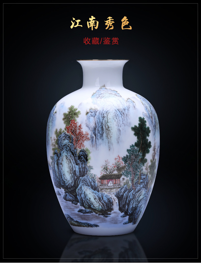 Jingdezhen ceramic vase furnishing articles and Chinese style porch, sitting room adornment porcelain porcelain decoration accessories