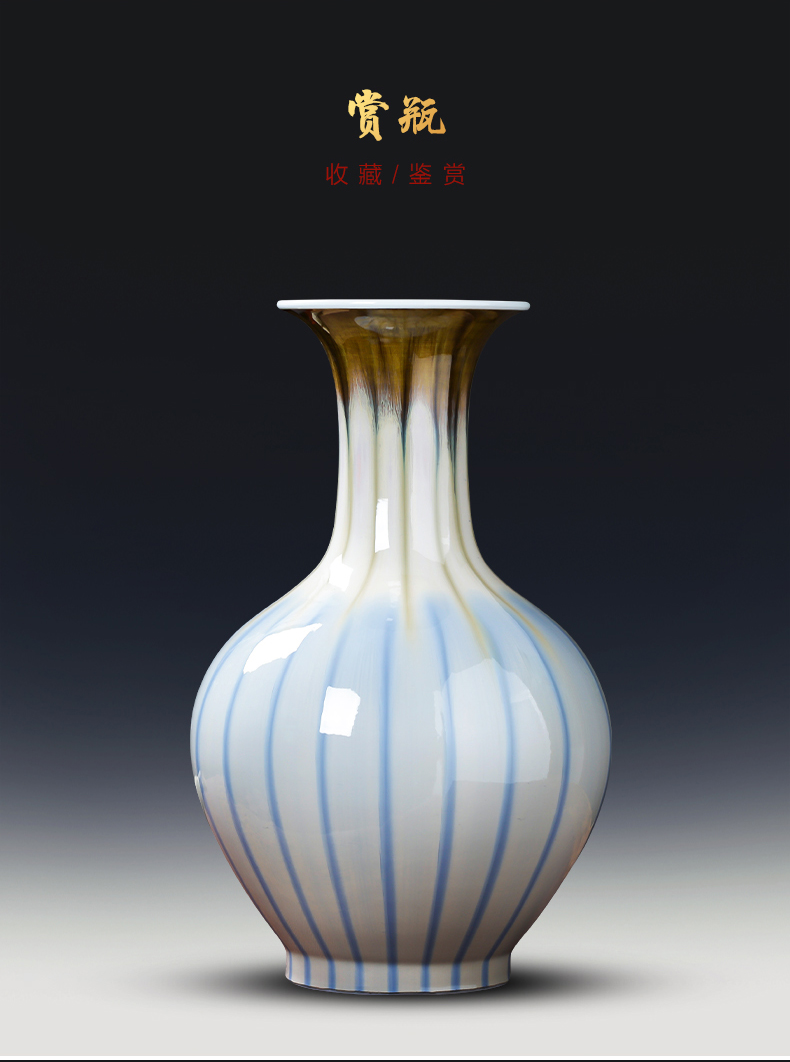 Creative up jingdezhen ceramics vase sitting room of Chinese style household flower arranging TV ark, porch decoration furnishing articles