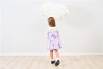  (To Alice Kids)TZL347 Original Mermaid Princess Suspender Dress Childrens clothing