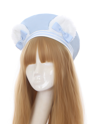 taobao agent Genuine navy cute hat, Lolita style