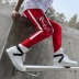 Bf gió hip hop quần lỏng lẻo cộng với nhung dày Harley Harlan overalls quần chân quần quần thể thao thủy triều quần lót nam Quần Harem