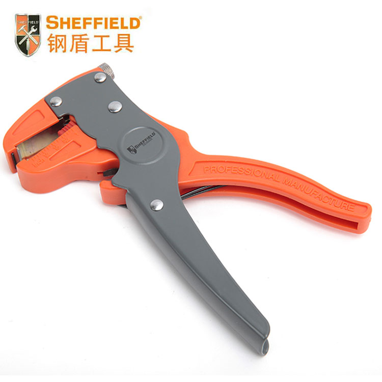 Steel Shield (SHEFFIELD) Eagle Mouth Wire Stripper Optic Cable Electrician Versatile Plucking Pliers S035050
