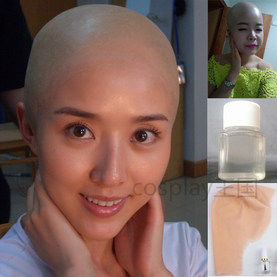 Popsicle-headcoated Large Makeup Wig Cos Men and Women Actors Small Show Unhearted Monk TV Prop