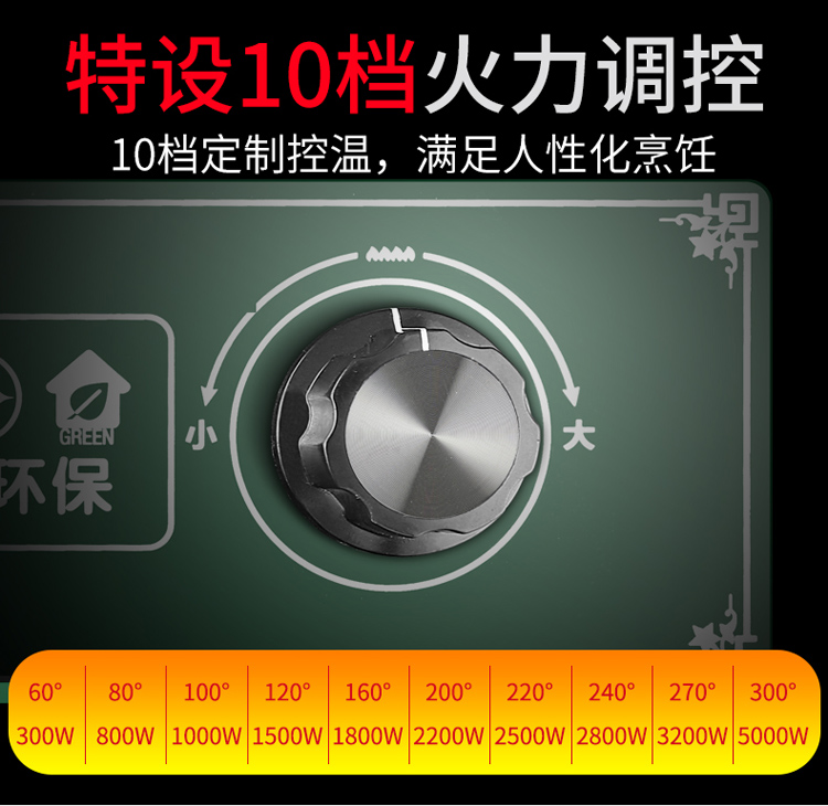 Bếp điện từ công suất cao 5000W ngói phẳng lõm máy tính để bàn khách sạn thương mại nhà bếp xào 3500W bếp âm hồng ngoại