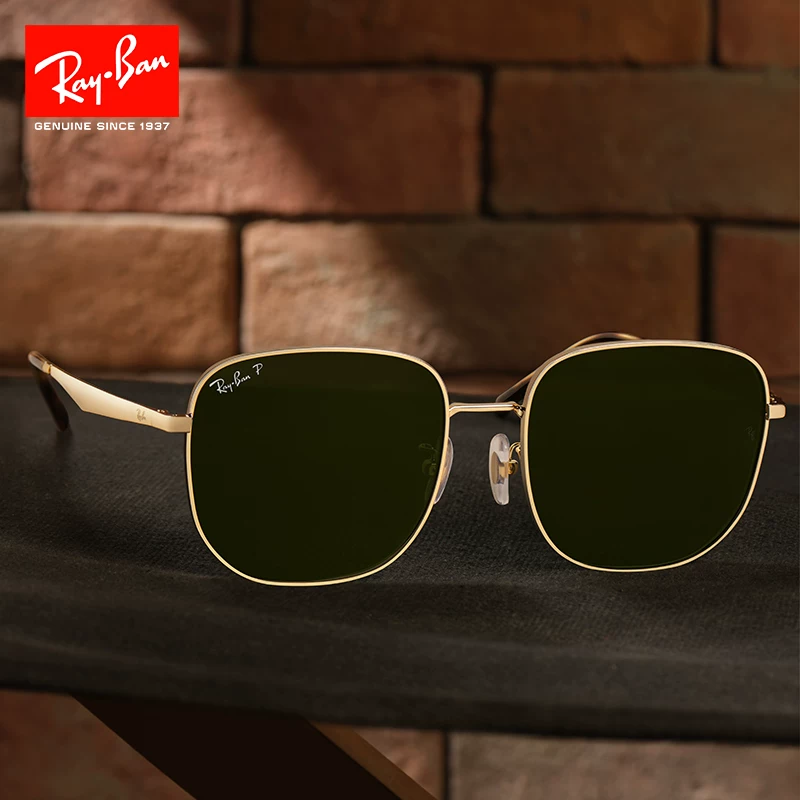 Солнцезащитные очки Ray-Ban Ray-Ban для езды на улице мужские и женские с поляризацией и защитой от солнца металлический корпус 0RB3713D