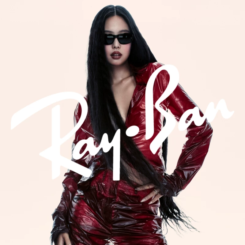 [Стиль Дженни] Солнцезащитные очки Ray-Ban Daddy-O прямоугольные модные узкие оправы для мужчин и женщин 0RB2016
