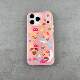 Black Embossed Cross Leather Phone Case for iPhone 17, 16, 15, 14 and 13