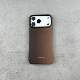Black Embossed Cross Leather Phone Case for iPhone 17, 16, 15, 14 and 13