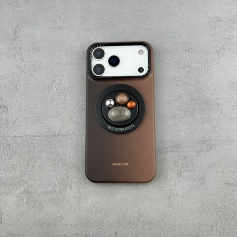Black Embossed Cross Leather iPhone Case