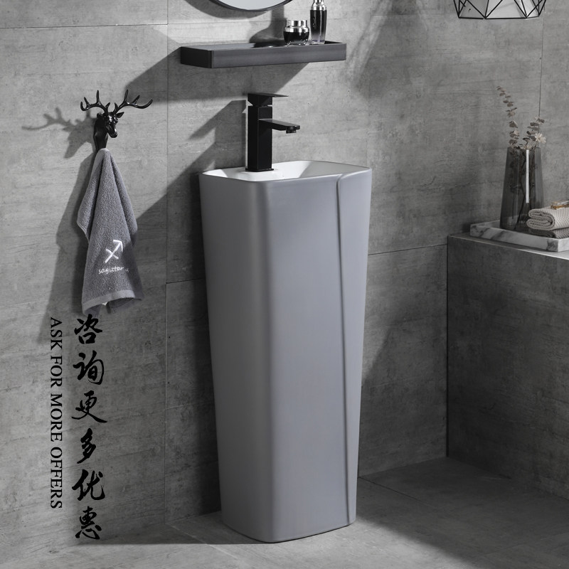 ALLOGON Art Basin Phnom Penh One-in-one Laundry Basin Color Basin Ceramic Washing Basin Small Household Type Nordic Li Pot
