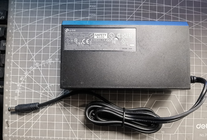 Tp-Link 53.5V2.4A 2.43Apoe Switch Power Adapter T535240-4-Dt