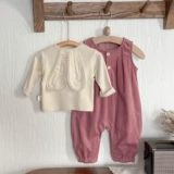 Детский демисезонный комплект, комбинезон, штаны, в западном стиле