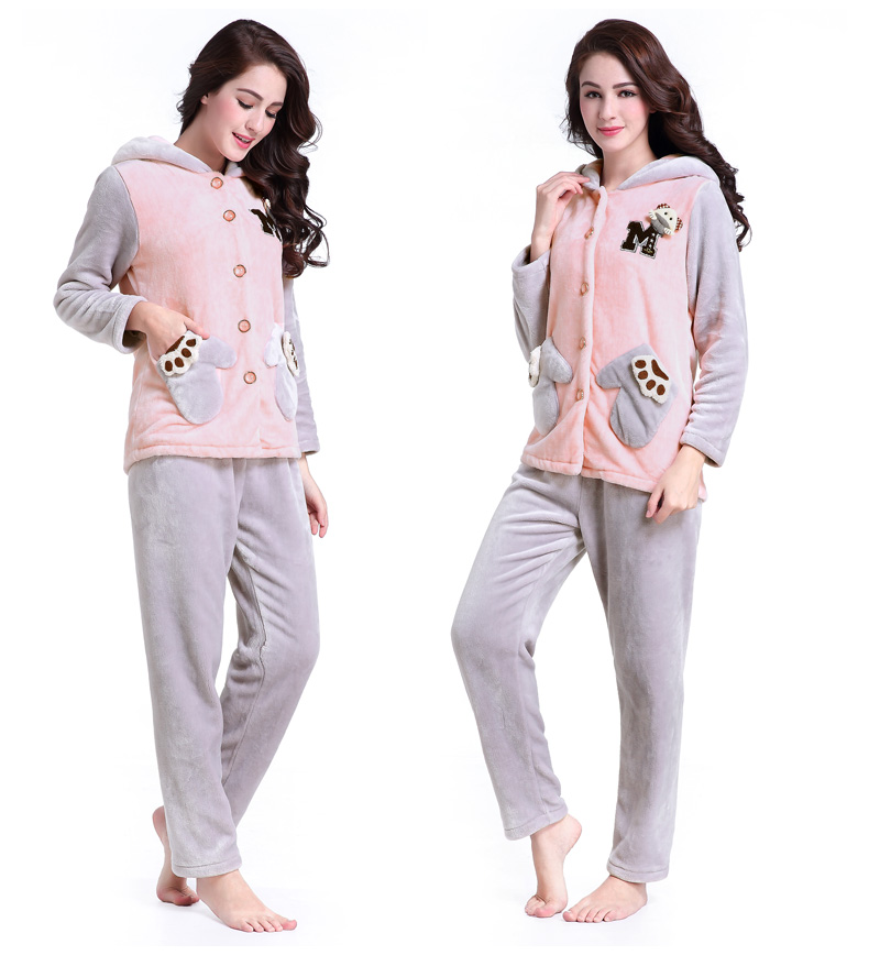 Pyjama pour femme à manches longues - Ref 2992378 Image 9
