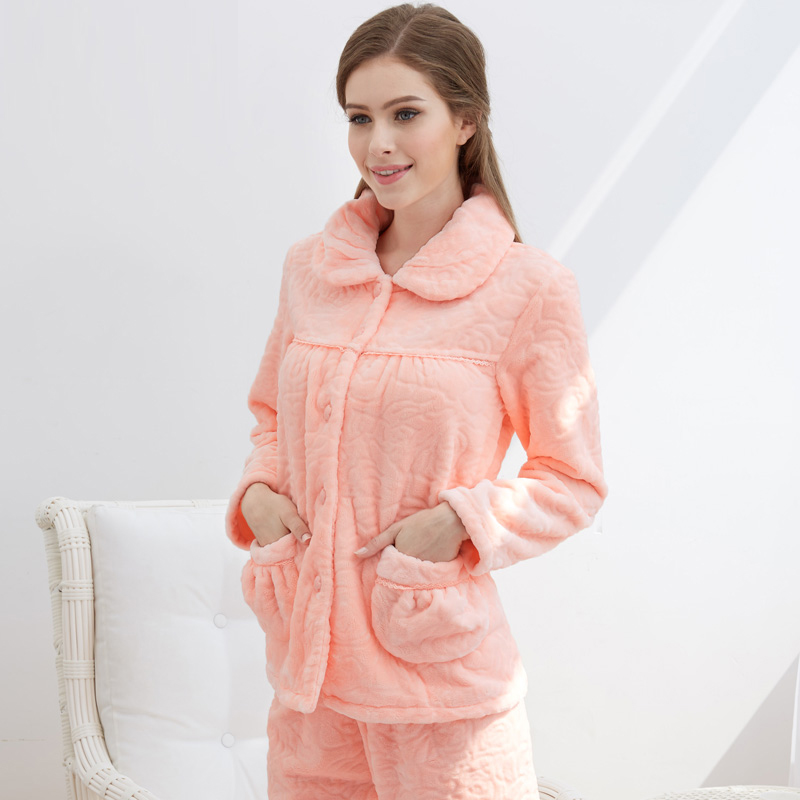 Pyjama pour femme à manches longues - Ref 2992373 Image 3