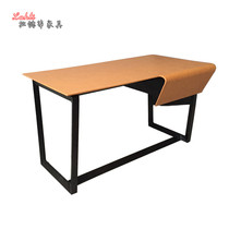 Nordic style desk conference table special-shaped table ginger chair table office creative designer table rectangular solid wood table