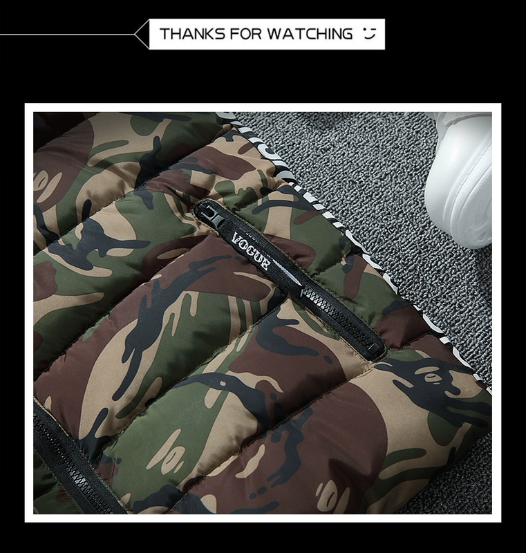 Áo vest nam cotton mùa đông mới cho nam Áo vest cotton phiên bản Hàn Quốc của chiếc mũ có thể tháo rời thời trang nam vest nam áo ghi lê