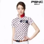 Hàn Quốc mua mùa hè mới PGR quần áo golf nữ áo thun ngắn tay thoáng khí mồ hôi (đơn chiếc) giá túi đựng gậy golf